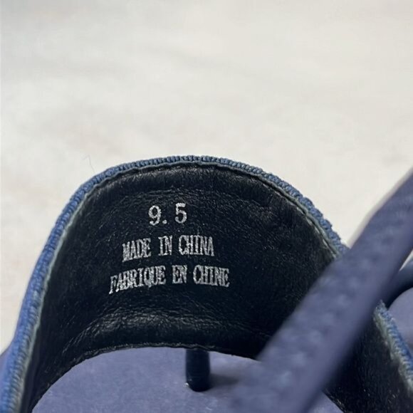 Jeffrey Campbell Striped Goalie Toe Strap Pointy Toe High Heel Sandals - Picture 5 of 8